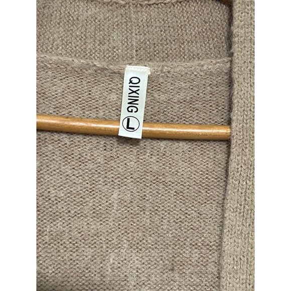 Neutral Tone Open Front Cardigan - Picture 4 of 8